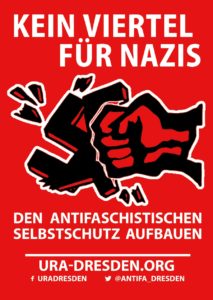 Kein Viertel fuer Nazis - Banner